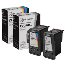 Replacement ink for Canon PG-240XL/CL-241XL HY 2PK: 1 BLK & 1 CLR picture
