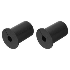 2pcs, Wall Grommets for Cables 1 Inch Cable with 8mm Hole Silicone Black picture