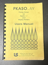 Vintage 1982 PKASO NE12 Printer Interface for Apple and NEC Users Manual picture