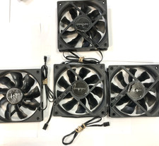 LOT of 4 x OriginPC 120MM Case 3-Pin 9 Fin Stepped Design Fan picture