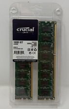 CRUCIAL DDR3L-1600 16GB DESKTOP MEMORY RAM KIT (2x8GB) CT102464BD160B.C16FPD picture