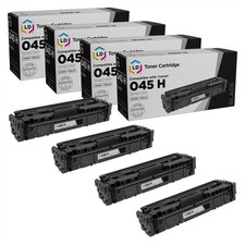 LD Compatible Canon 045H / 1246C001 Set of 4 High Yield Black Toner Cartridges picture