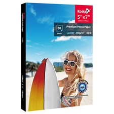Koala Premium Photo Paper 5x7 Luster 66lb Heavy Weight Inkjet HP Canon 50 Sheets picture