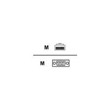 Digi RJ45 to DB9 Cable - RJ-45 Male - DB-9 Male - 4ft (76000240) picture