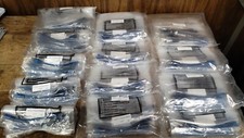 One Lot: Ten 0.5Ft. Cat5E Ethernet Pure copper blue patch cords Gold Plated RJ45 picture