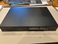 Binardat 12 Port 10 Gigabit SFP Managed Switch Metal Fiber Network Rack Mount 1U picture