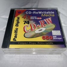 Pacific Digital CD-ReWritable Media Brand New Sealed picture