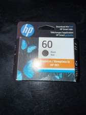 HP 60 Black Ink Cartridge Genuine OEM For HP Printer Exp Oct 2026 Sealed picture