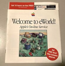 Vintage Apple e-World CD AND Apple Internet Connection Kit CD AND BONUS - 1996 picture