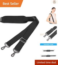 Versatile 56 Inch Adjustable Strap with Padded Comfort for All Bags - Black picture