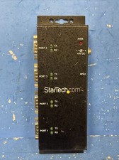 Startech Icusb2324I Wall/Din Mount USB to 4 DB9 Rs232 Serial Port Adapter Hub picture