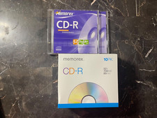 Memorex CD-R 700MB 80 Min 52X Speed 12 Sleeved Blank Disc Pack - New Sealed picture