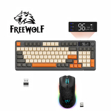 M96 wireless gaming keyboard and mouse combo Membrane PBT RGB 3600DPI TTC Micro picture