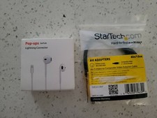 STARTECH.COM 6in/15cm S-Video to Composite video Adater cable & Pop-ups Lightnin picture