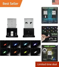 Universal Fit 2 PCS RGB USB LED Lights - Automatic Brightness & Color Change picture