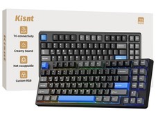 Kisnt KN85 Wireless Mechanical Keyboard, 75% Layout, Bluetooth/2.4GHz/USBC, C... picture