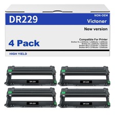 4PK DR229CL Drum Unit Replacement for Brother TN229/TN229XL Series Printers BCYM picture