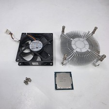Intel Core i7-8700 SR3QS 3.20GHz 6-Core LGA1151 CPU + Heatsink Fan Pulled Work picture