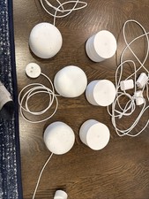 Google Nest H2D White Wireless Mesh WiFi (Router and 5 Mesh Points) 2 new 3 old picture