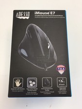 NEW ADESSO iMOUSE E7 COMPLAINT ERGONOMIC VERTICAL LEFT-HANDED USB  MOUSE SEALED picture