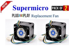 2x Replacement Fans for Supermicro FAN-0147L4 40x28mm 4-Pin PWM Axial Fan picture
