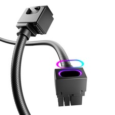 Hydrus-8PIN GPU PSU Extension Cable ARGB Light, Copper Wire Power Extension C... picture