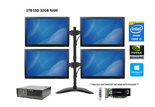 Dell Trading Computer NVIDIA 4k 32GB RAM 1TB SSD Windows 10 Pro picture