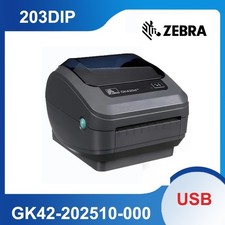 Zebra GK42-202510-000 Direct Thermal  Desktop Label Printer 203DPI USB Port picture
