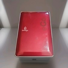 Iomega eGo Portable External Hard Drive Red USB Model RPHDU-U Used Untested picture