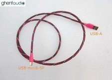 U02 (0.3m 1ft)---USB (A to miniB) Silver-Plated Star Quad DAC HiFi Audio Cable picture
