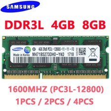 SAMSUNG DDR3 DDR3L 4GB 8GB 16GB 1600 PC3L-12800 Laptop Memory RAM SODIMM 204-Pin picture