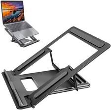 Portable Adjustable Aluminum alloy Laptop Stand Notebook Holder Foldable w/ Box picture