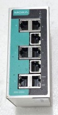MOXA EDS 208A 326 8-PORT INDUSTRIAL ETHERNET UNMANAGED SWITCH 12/24/48 VDC picture