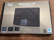 Adesso AKB-410UB SlimTouch 410 Wired Mini Touchpad Keyboard Black USB New Sealed picture