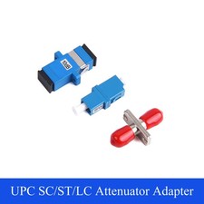 2/5PCS Fiber Attenuator UPC SC/ST/LC Adapter 3-15DB Single-mode Female to Female picture