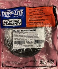 Tripp Lite Connectivity N201-050-BK 50ft CAT6 Patch Cable M/M Black picture