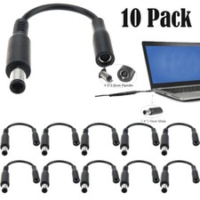 4.5mm To 7.4mm 10Pcs DC Power Charger Adapter Charging Converter Cable For Dell picture