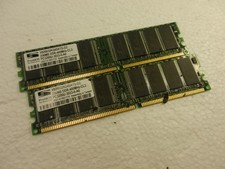2X LOT - 512MB ProMOS V826632K24SATG-D3 PC3200U-3033-0-A0 (2x 256MB ) Memory RAM picture