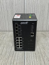 Transition Networks SISPM1040-384-LRT-B 12-Port 10/100/1000T 8x POE Switch picture