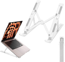 Ergonomic and Foldable Laptop Stand for Desk, Adjustable Riser, Fits All Laptops picture