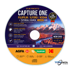 Capture One Film Presets Fujifilm Ilford Kodak 3 Hour Tutorial Course DVD picture