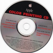 Apple Color Printing CD (PC DISC ONLY) From Mindscape  picture