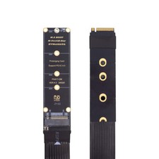 Cablecy NGFF M-Key NVME Male to Female Extension PCI Express Cable 30cm PCI-E4.0 picture