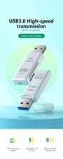 Tutew Multi Functional 2 In 1 High-speed USB 3.0/2.0 Card Reader Supports TF+SD  picture
