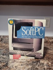 Vintage Sealed SoftPC For Any Low Cost Macintosh, Apple, System 7 Compatible  picture