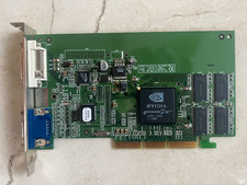 P38KB02 NVIDIA 32MB GEFORCE2MX AGP VIDEO CARD WITH VGA AND DVI OUTPUTS picture