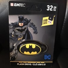 Emtec 🔥 Batman USB 32 GB Flash Drive/Keychain Back to School New Sealed 🔥 picture