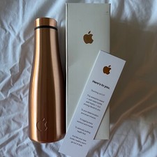 Apple Exclusive Employee Logo Insulated Bronze Fitness Challenge Flask RARE picture