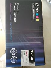 EZink Premium Toner Cartridge TN350 High Yield  Value Pack , Black, Two Pieces picture