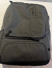 eBags EB2146-16 TLS Travel Professional Slim Laptop Backpack Black Orange picture